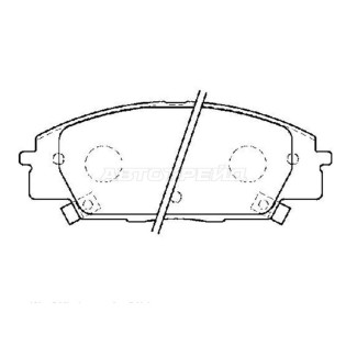 Колодки тормозные перед HONDA CIVIC EN 06-12 AKOK