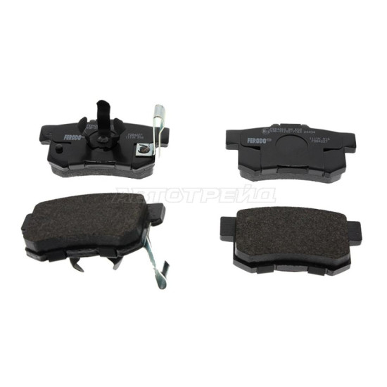 Колодки тормозные зад HONDA ACCORD CU#/CR-V RD4/8 (с крепежом в поршень суппорта) FERODO
