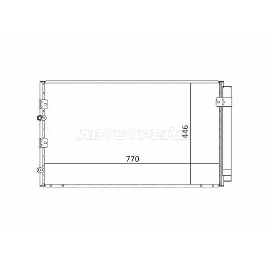 Радиатор кондиционера Toyota Estima 00-05 / Previa 00-07 SAT