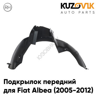 Подкрылок передний правый Fiat Albea (2005-2012) KUZOVIK