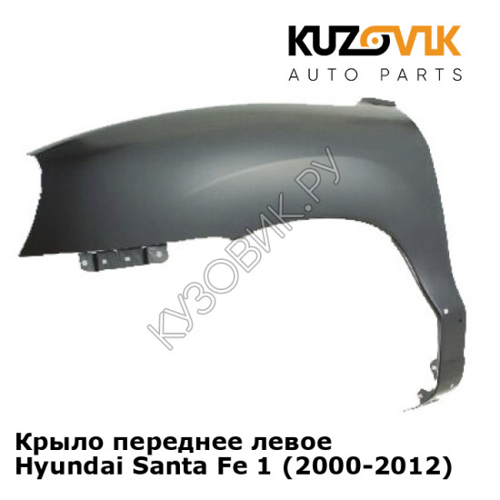 Крыло переднее левое Hyundai Santa Fe 1 (2000-2012) KUZOVIK