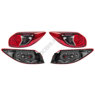 Фонари задние Мазда Сх5 Mazda CX-5 (2012-) комплект 2 штуки левый и правый DEPO высокое качество