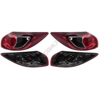 Фонари задние Мазда Сх5 Mazda CX-5 (2012-) комплект 2 штуки левый и правый SAT высокое качество