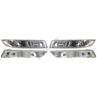 Фары противотуманные Ниссан Альмера Nissan Almera Classic B10 (2006-2012) комплект 2 штуки левая и правая DEPO высокое качество