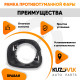 Рамка птф в передний бампер правая Renault Duster (2010-2016) Sandero (2009-2014) KUZOVIK